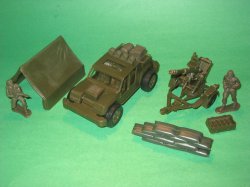 Thumbnail of New Ray Mobile Artillery And Humvee Military Battle Set