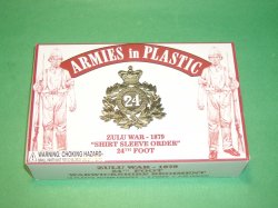 Thumbnail of AIP 1/32nd Plastic Zulu War British 24th Foot Soldiers Set 5573