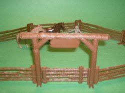 Thumbnail of Marx Recast Plastic Western Corral Gate And Fences