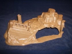 Thumbnail of Marx Recast Hard Plastic Shipwreck And Cave Piece