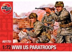 Thumbnail of Airfix 1/72nd Scale WWII U.S. Paratroopers Plastic Soldiers Set 