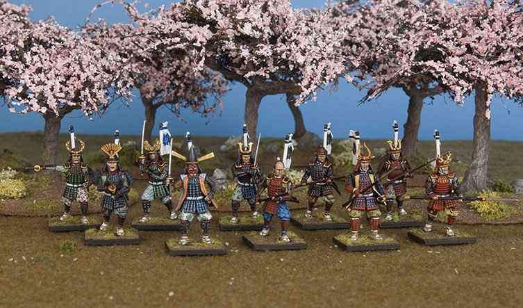 samurai wargame figures