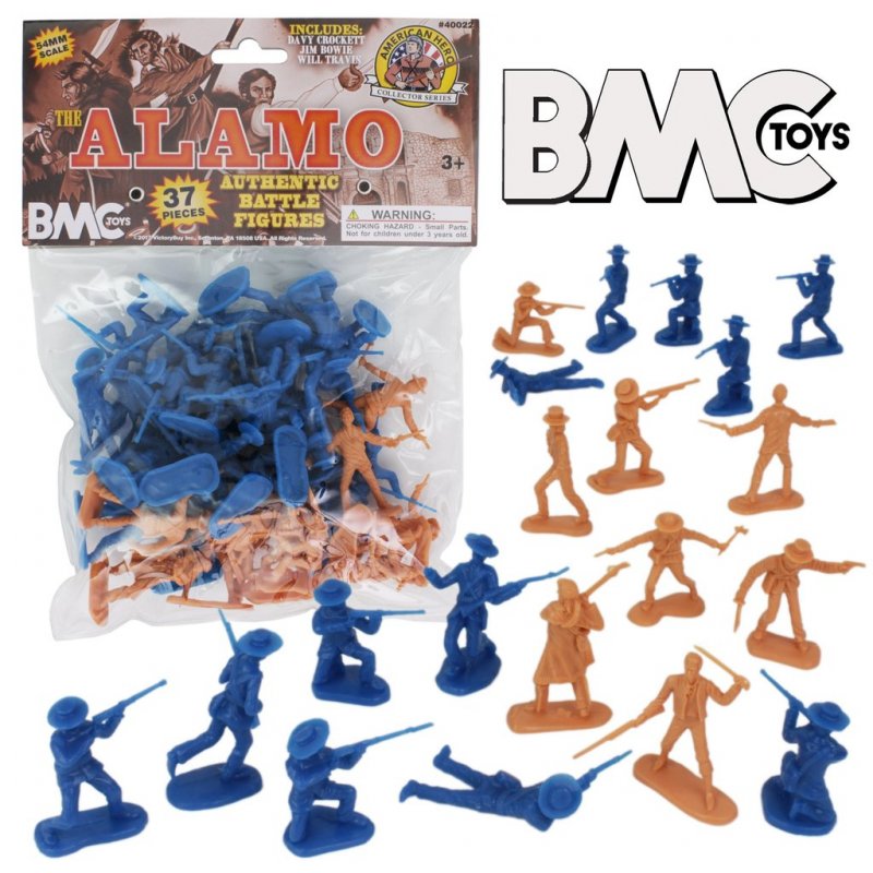 BMC 37 piece Plastic Alamo Figures Set