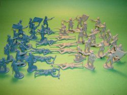Thumbnail of American Civil War  Union & Confederate Plastic  Soldiers Set