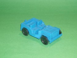 Thumbnail of MPC Recast Blue Plastic Naval Patrol Jeep