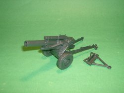 Thumbnail of Marx Recast Plastic 155mm Howitzer Cannon