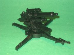 Thumbnail of Marx Recast WWII Black Plastic German 88mm Cannon