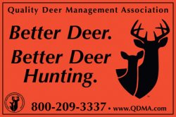 Thumbnail of Orange Plastic Better Deer Sign