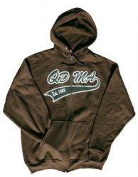 Thumbnail of Brown Zip-Front Hoodie Jacket