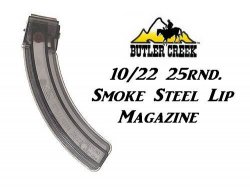Thumbnail of BUTLER CREEK 25 Round SMOKE STEEL LIPS Mag