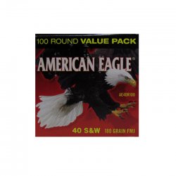 Thumbnail of Federal American Eagle .40 S&W 180gr FMJ AE40R100 (100 Rounds)