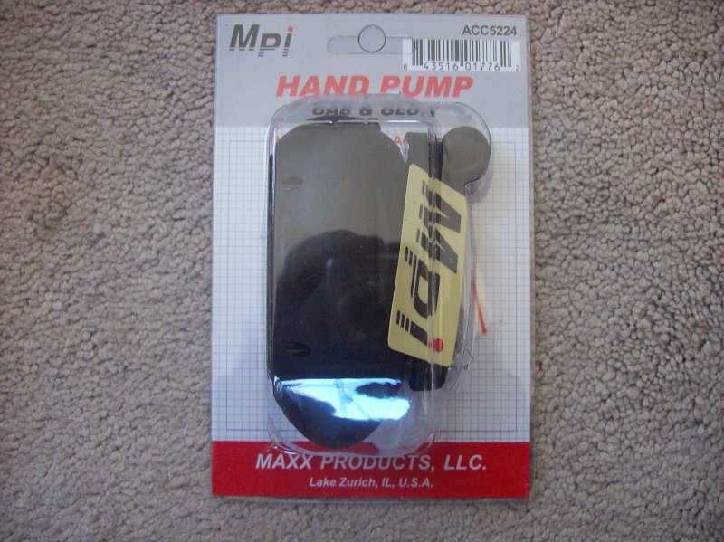MPI Fuel Pump (hand crank) Gas or Glow