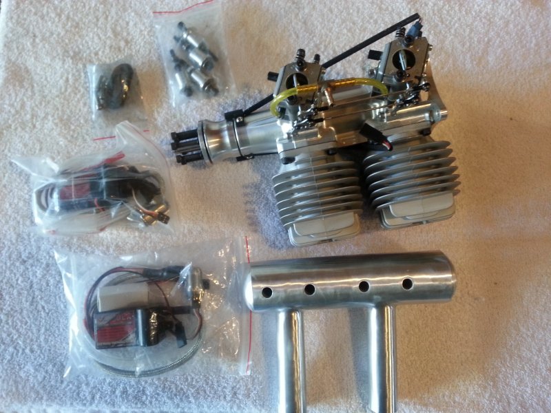 DLA 116 Inline Twin Gasoline aircraft engine