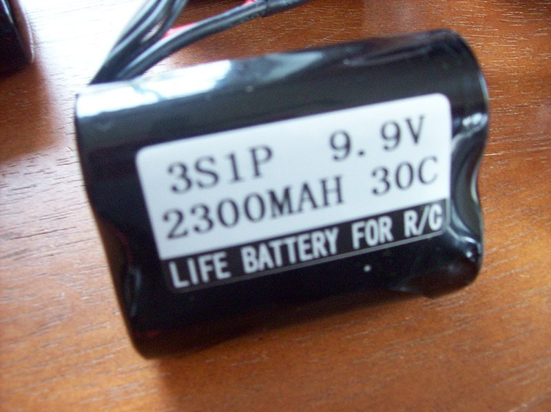 A123 battery (lithium Phosphate) 2300mah 30C 3S1P