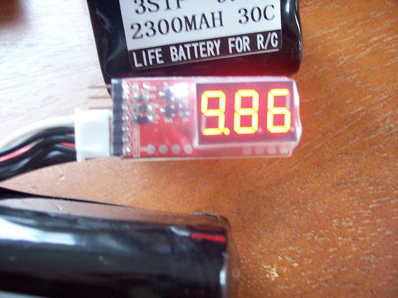 A123 battery (lithium Phosphate) 2300mah 30C 3S1P