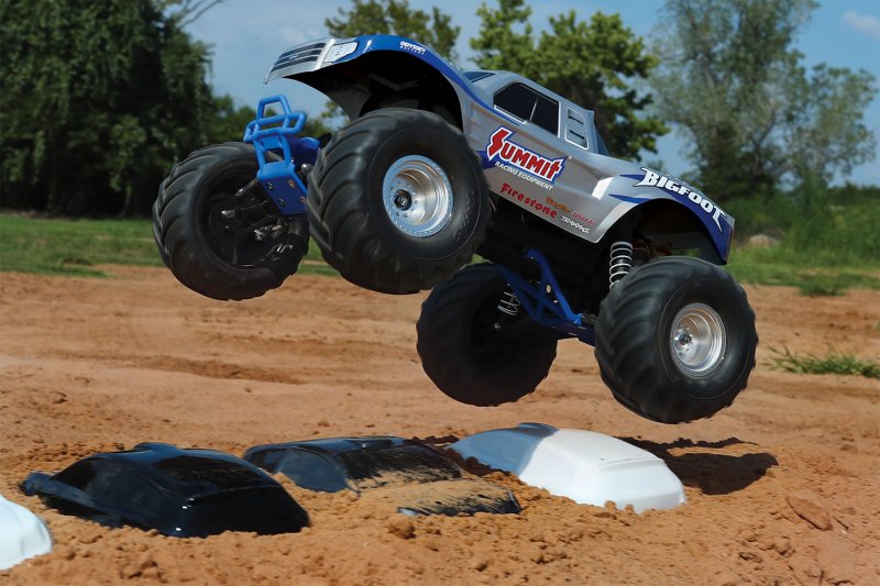 TRAXXAS BIGFOOT Original Monster Truck, Summit Silver, RTR W/ XL5 ESC