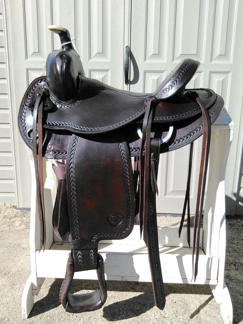 Hereford Tex Tan Draft Horse Saddle 16" Seat
