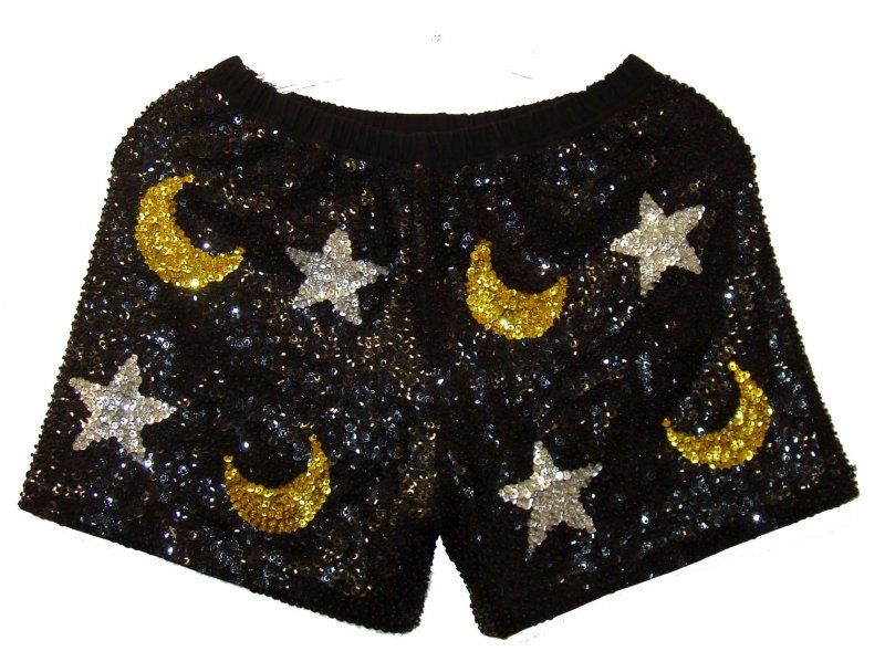 Thumbnail of Sequin Short Celestial Black