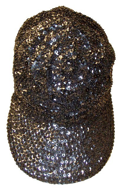 Thumbnail of Sequin Baseball Cap Black