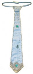 Thumbnail of Sequin Denim Neck Tie Lite Blue