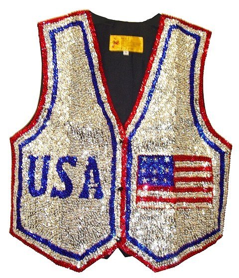 Thumbnail of Sequin Vest USA # 3