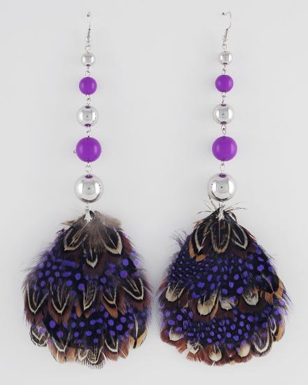 Dangle Feather Earrings