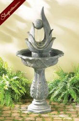 Thumbnail of Art Sculpture Pedestal Indoor Outdoor Water Fountain