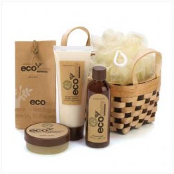 Thumbnail of Bamboo Sugarcane Eco Nomy Bath Gift Basket