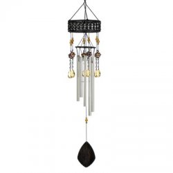 Thumbnail of Bejeweled Topaz Sunset Artisan Outdoor Windchime