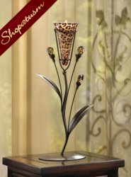 Thumbnail of 40 Single Candle Tree Leopard Lily Candle Holder Centerpiece