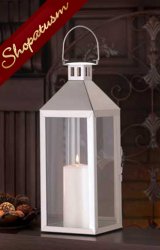 Thumbnail of Soho Large Silver Hurricane Candle Lantern Wedding Centerpiece