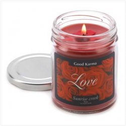 Thumbnail of Good Karma Love Red Rose Scented Soy Blend Candle