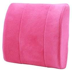 Thumbnail of Pink Lower Back Massage Cushion Pillow 2 Speeds