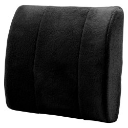 Thumbnail of Black Lower Back Massage Cushion Pillow 2 Speeds