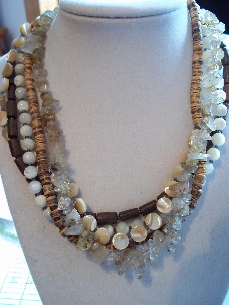 N1507 Retired MultiStone Silpada Necklace 2008 Catalog