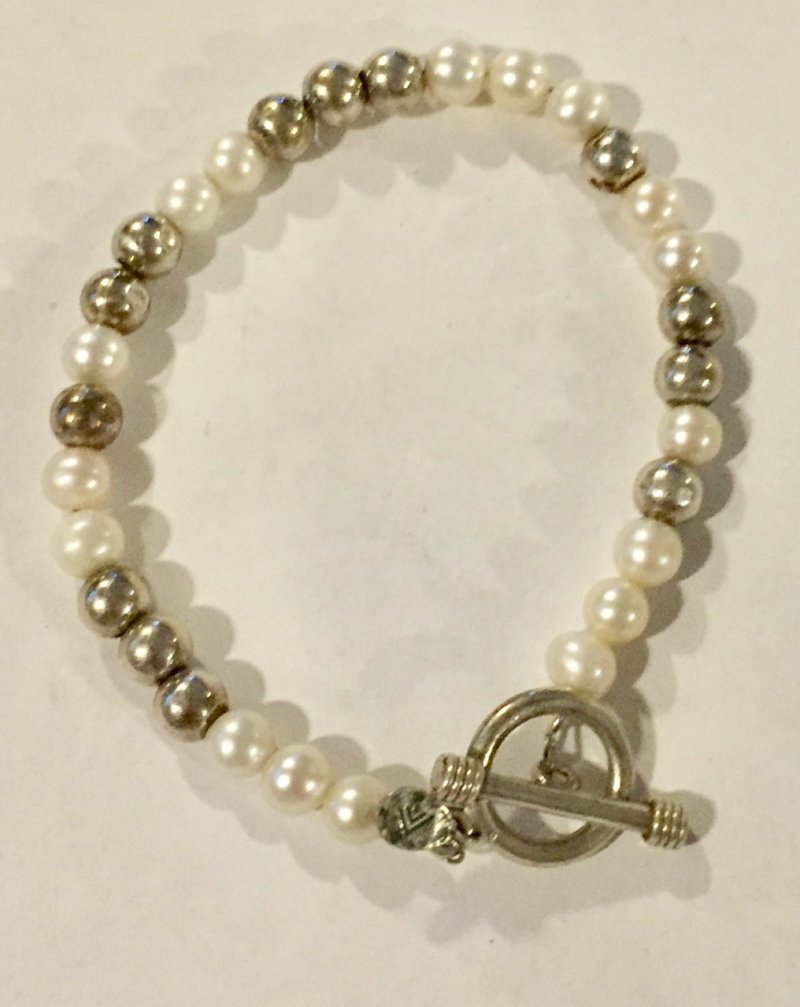 Silpada pearl bracelet retired on sale