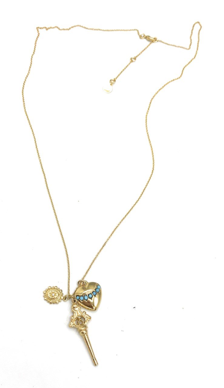 Queen of Hearts Charm Stella Dot Necklace