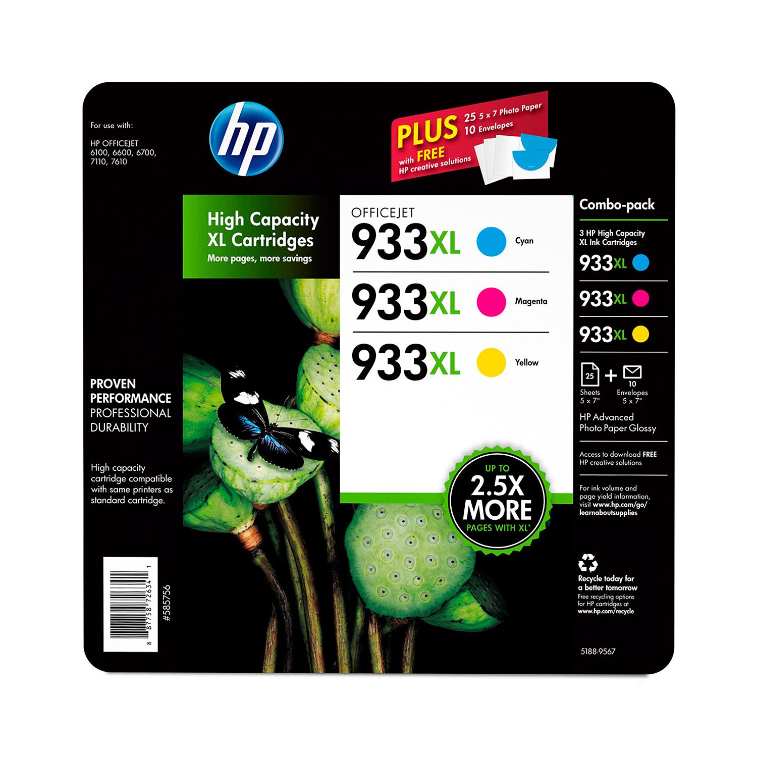 hp 933 ink combo pack