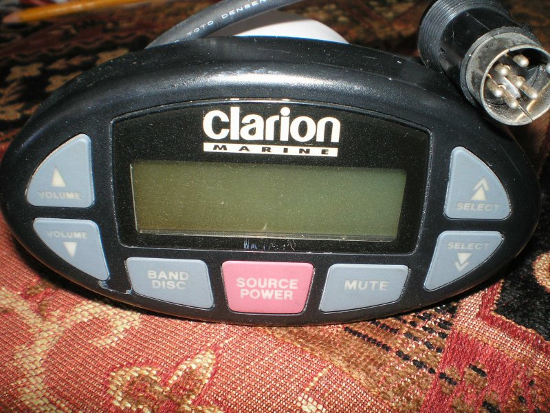 CLARION M301RC MARINE STEREO BOAT REMOTE CONTROL PANEL