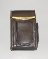 Thumbnail of Genuine Leather Hard Cigarette Case - Dark Brown