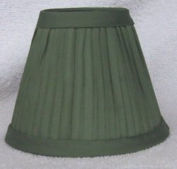 Thumbnail of Sage Pleated Mini Chandelier Lamp Shade