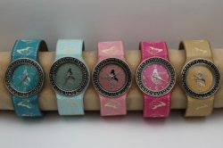 Thumbnail of Butterfly Leather Cuff Watch