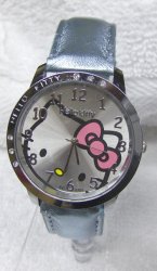 Thumbnail of Hello Kitty Watch-Crystal Accents-Metalic Blue