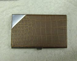 Thumbnail of BUSINESS CARD HOLDER-BROWN