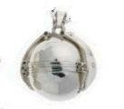 Thumbnail of Sterling Silver 6 Picture Photo Ball Locket 