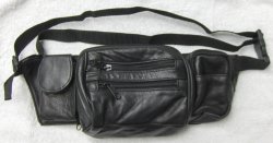 Thumbnail of Genuine Lambskin Leather Fanny Pack - #3073