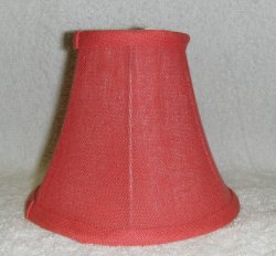 Thumbnail of PINK/SALMON TEXTURED Chandelier Lamp Shade