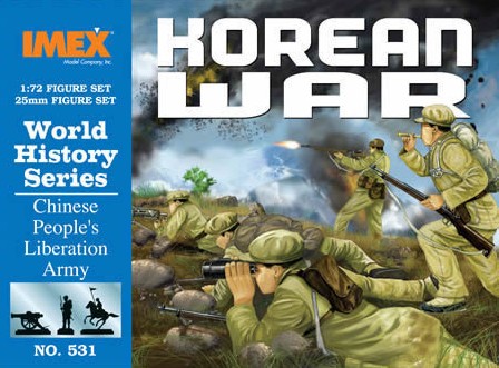 Imex 1/72 Korean War Chinese Troops Plastic Figures Set No. 531