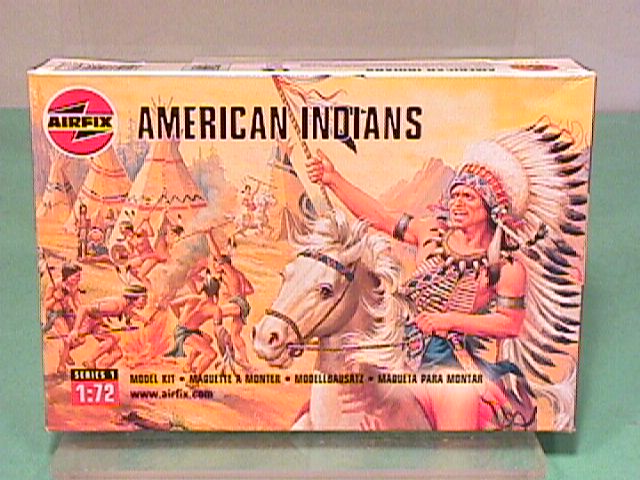 Airfix 1/72nd Scale Western Indians Plastic Figures Set