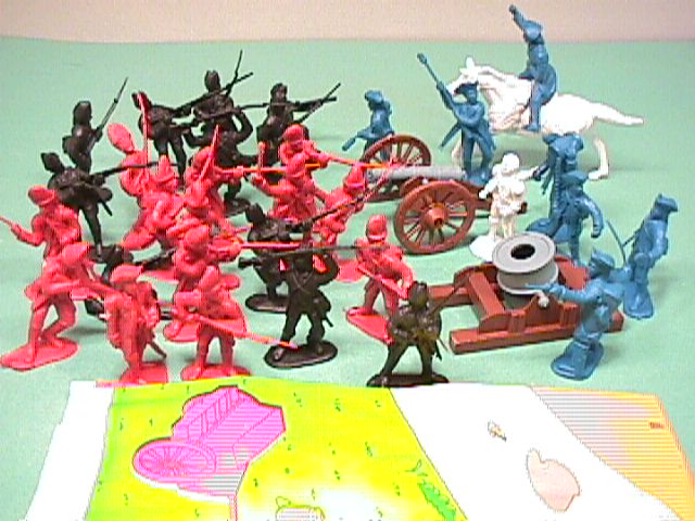 BMC American Revolution Plastic Toy Soldier 1/32 scale  23pcs Hessian Set 